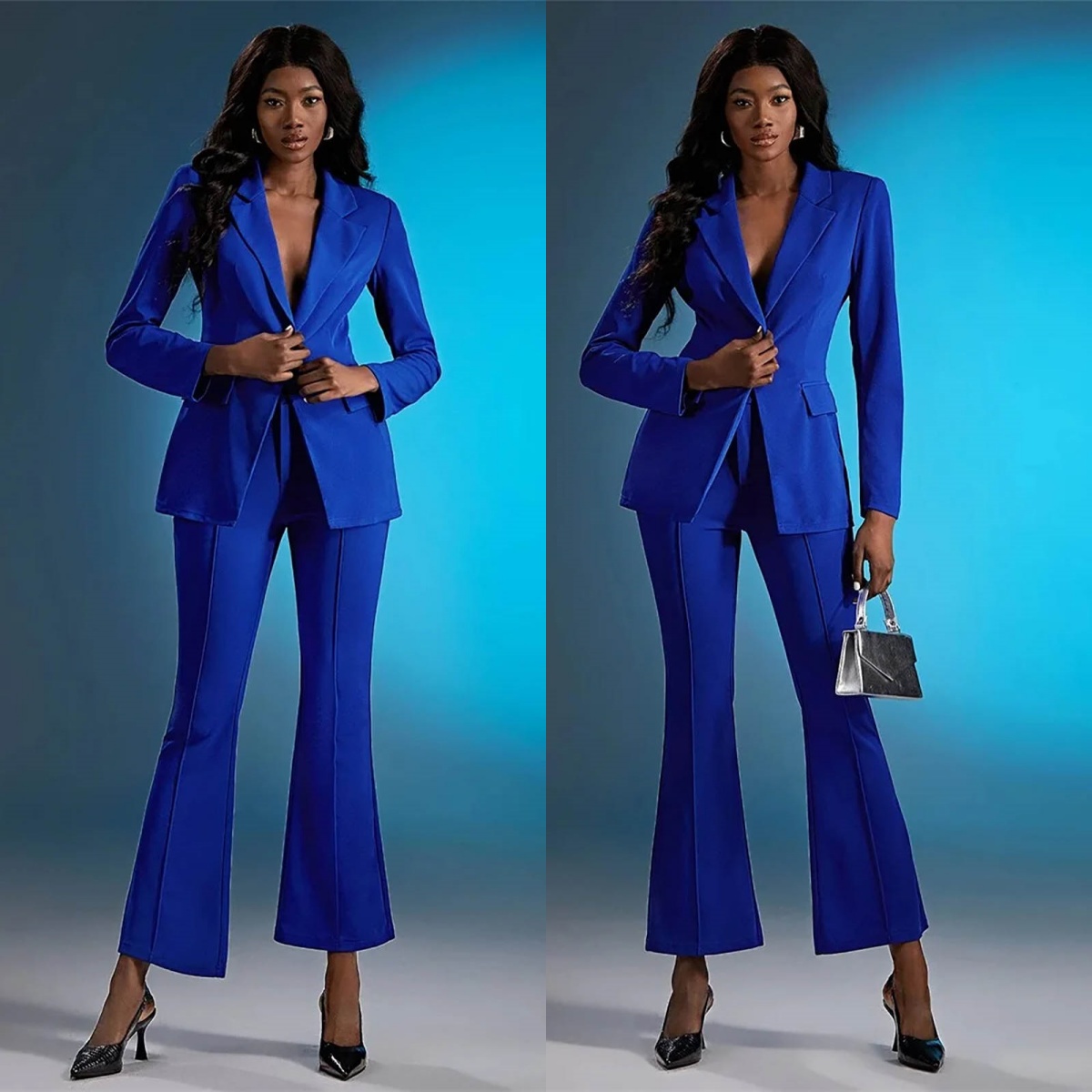 Women'S Red Formal Wear - Ofis Bayan Pantolon Setleri Özel Yapılmış