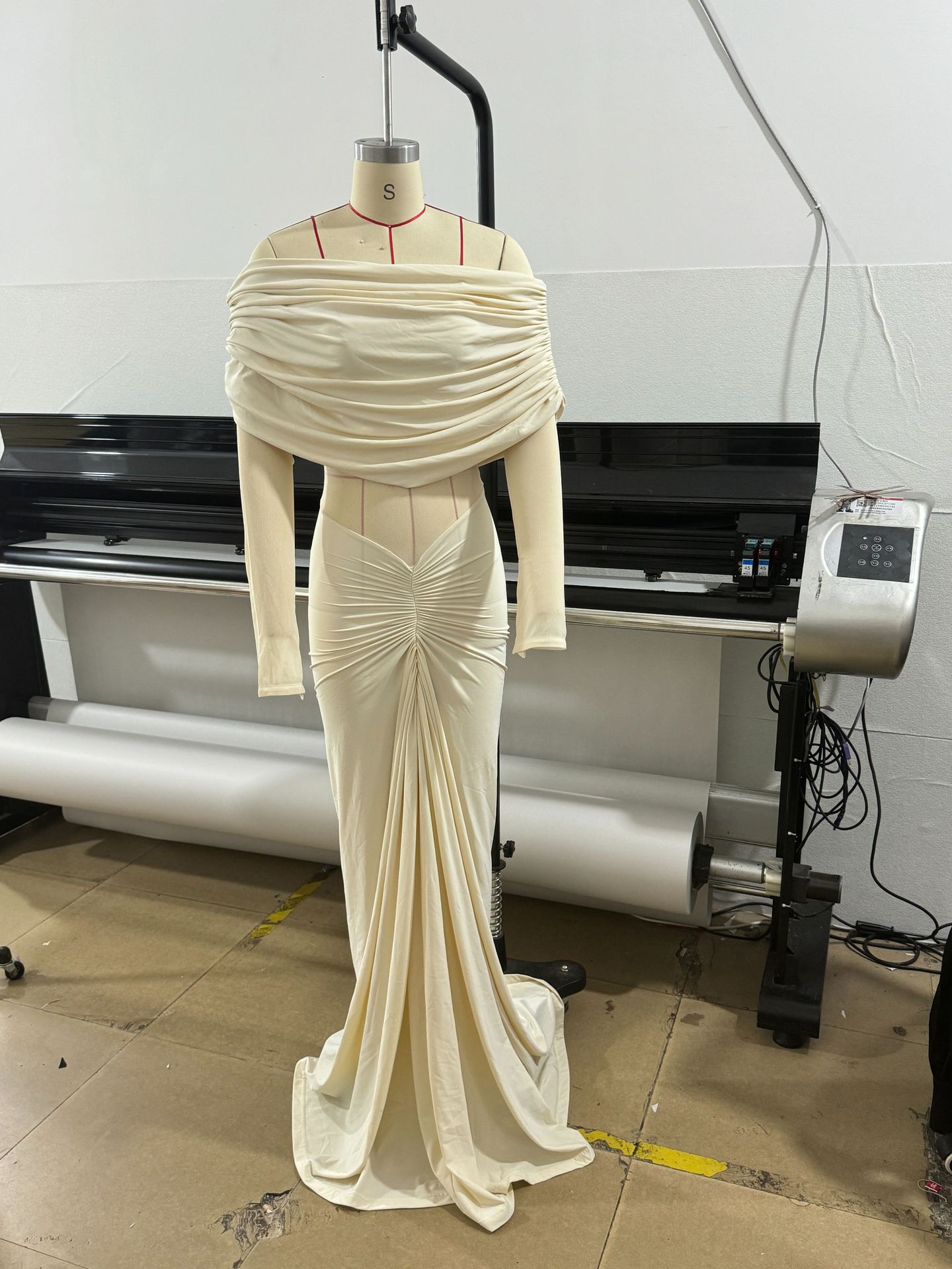 Bej Kadın Abiye Elbisesi Seksi - Women Formal Party Wear Dress incelemesi ve fiyatı