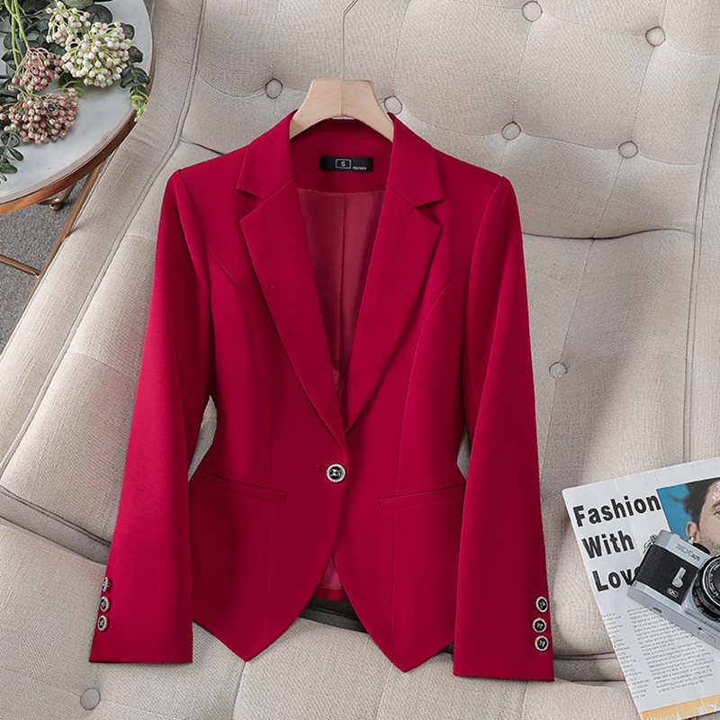 Yeni Moda Kadın Resmi Blazer K - Women'S Red Formal Wear incelemesi ve fiyatı