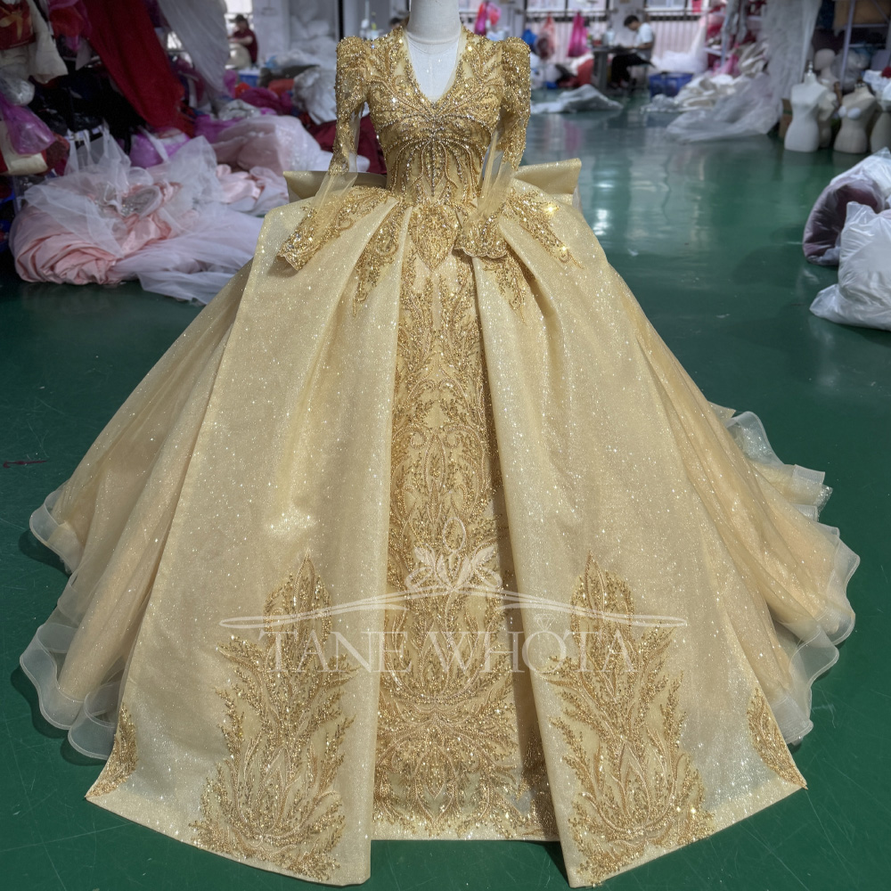 Zarif V Yaka Abiye 2025 Uzun K - Yellow Formal Wear Women incelemesi ve fiyatı