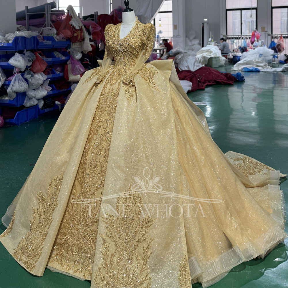 Zarif V Yaka Abiye 2025 Uzun K - Yellow Formal Wear Women incelemesi ve fiyatı