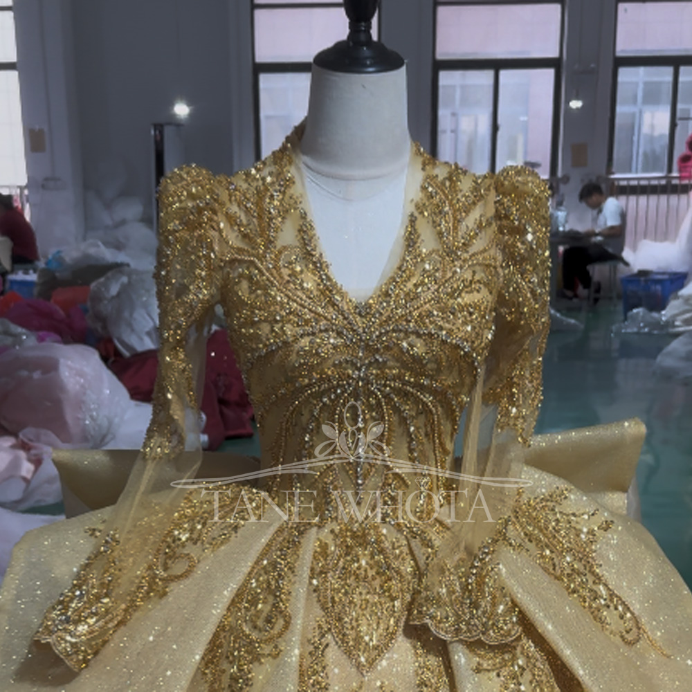 Zarif V Yaka Abiye 2025 Uzun K - Yellow Formal Wear Women incelemesi ve fiyatı