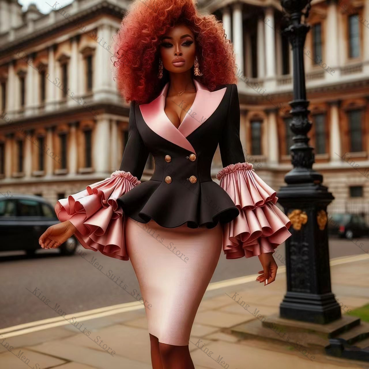 Siyah Pembe Kadın Takım Elbise - Women'S Formal Jackets To Wear With Dresses incelemesi ve fiyatı
