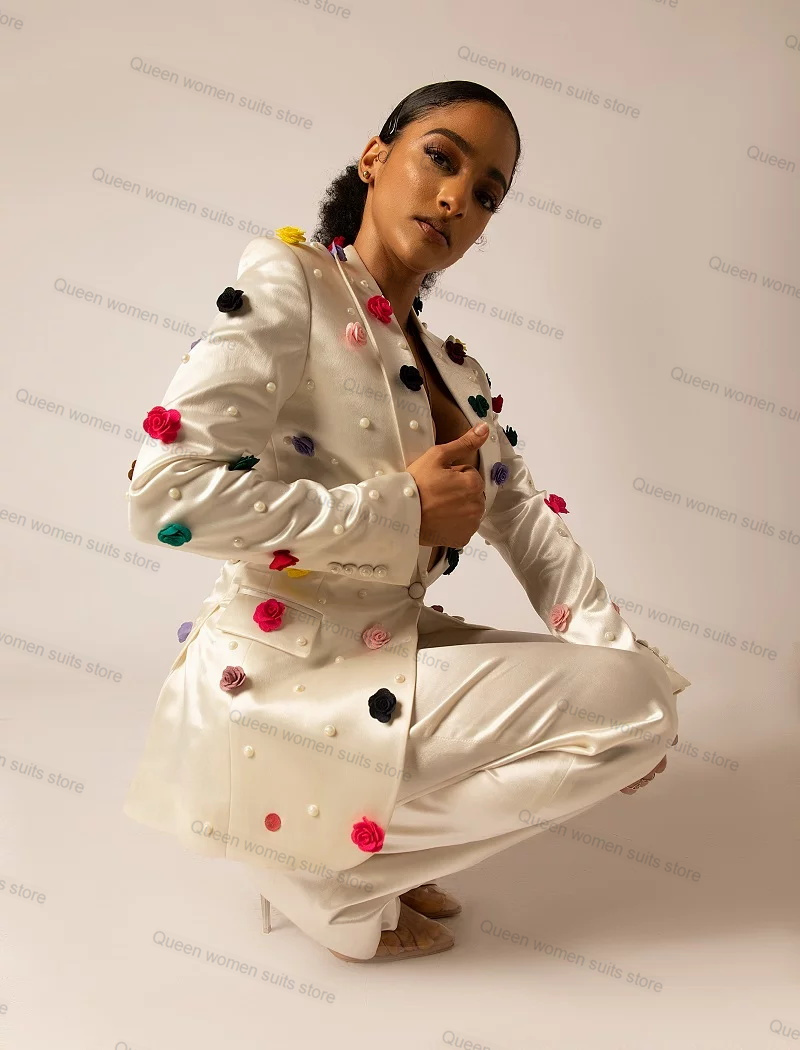 Kırık Beyaz Saten Kadın Takım  - Women'S Formal Jackets To Wear With Dresses incelemesi ve fiyatı