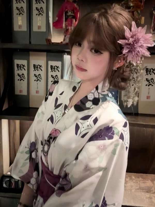 Kadınlar için Geleneksel Mor K - Japanese Women Formal Wear incelemesi ve fiyatı